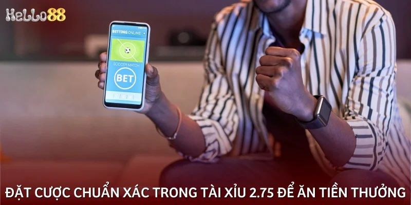 Đặt cược chuẩn xác trong tài xỉu 2.75 để ăn tiền thưởng